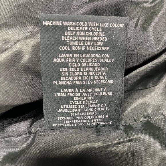 G. H. BASS CO. HARD SERVICE‎ HOODED RAIN JACKET MENS BLACK LARGE - Picture 4 of 10